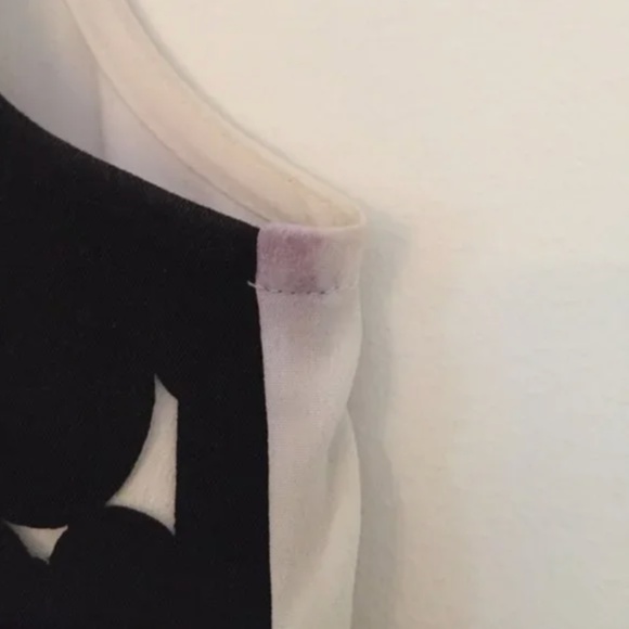 Black & White Patterned Club Monaco Tank Top [Extra Small / XS] - Picture 4 of 5